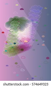 wind background vector