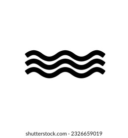 Wind, blow glyph icon. Vector illustration.