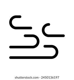 Wind Blow Icon Vector Symbol Design Illustration