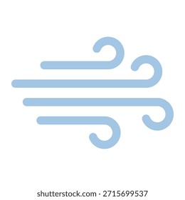 Vento soprando no chão. Ilustração vetorial.