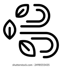 Wind blowing through leaves creating an autumn breeze