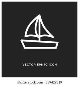 Wind board vector icon