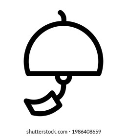 Wind chime icon isolated vector illustration. High quality black style vector icon
