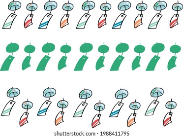 Wind chime lines and lines Decoration