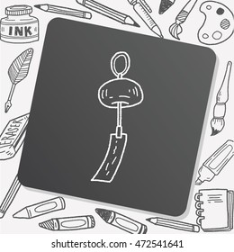 Wind Chimes doodle