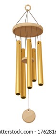 Wind chimes. Vector illustration.