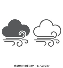 Wind Clouds Icon