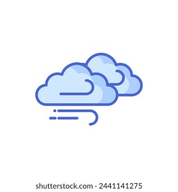 

wind clouds Icon,weather, icon isolated on white background, suitable for websites, blogs, logos, graphic design, social media, UI, mobile apps.