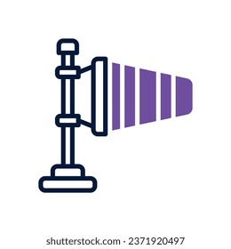wind direction dual tone icon. vector icon for your website, mobile, presentation, and logo design.