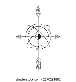 Wind Direction Icon. Wind Direction Vector