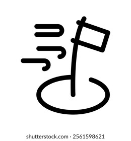 Wind Direction Icon Vector Symbol Design Illustration