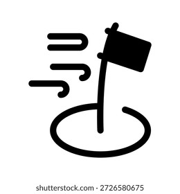Wind Direction Icon Vector Symbol Design Illustration