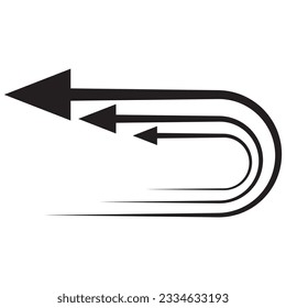 wind direction icon vector template illustration logo design