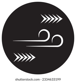 wind direction icon vector template illustration logo design