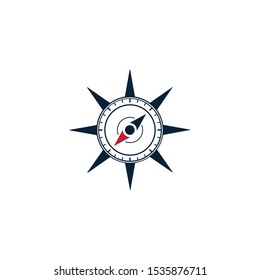 Wind Direction Logo Template Design Vector, Emblem, Design