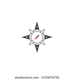 Wind Direction Logo Template Design Vector, Emblem, Design
