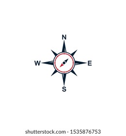 Wind Direction Logo Template Design Vector, Emblem, Design