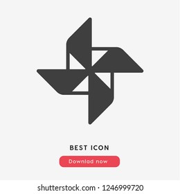 wind diretion icon vector