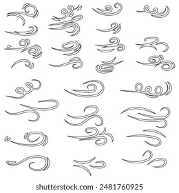  wind, doodle, icon, line, winter, speed, air, effect, illustration, spring, weather, swirl, fresh, windmill, cartoon, blow, cold, wave, vector, smoke, gust, dust, element, breeze, design, graphic, re