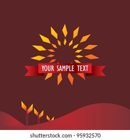 wind energy background - creative illustration for wind energy