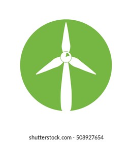 wind energy green alternative vector illustration design