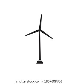 Wind energy icon design isolated on white background
