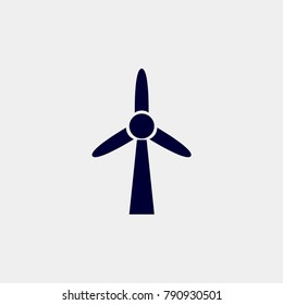wind energy icon, Vector illustration.