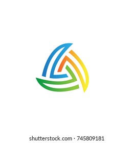 Wind Energy Logo And Icon Element Template