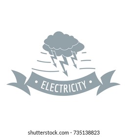 Wind energy logo. Simple illustration of wind energy vector logo for web