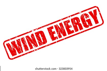 WIND ENERGY red stamp text on white