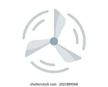 wind energy single isolated icon with flat style