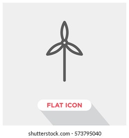 Wind energy vector icon