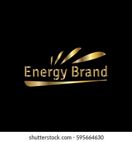 Wind energy vector logo design template