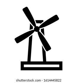 wind farm icon isolated sign symbol vector illustration - high quality black style vector icons
