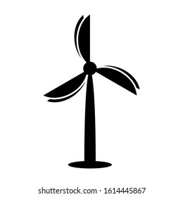wind farm icon isolated sign symbol vector illustration - high quality black style vector icons
