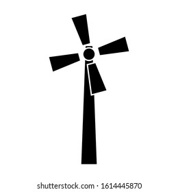 wind farm icon isolated sign symbol vector illustration - high quality black style vector icons
