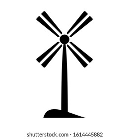 wind farm icon isolated sign symbol vector illustration - high quality black style vector icons
