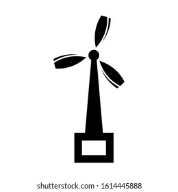 wind farm icon isolated sign symbol vector illustration - high quality black style vector icons
