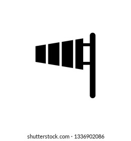 wind flag icon. Element of weather illustration. Signs and symbols can be used for web, logo, mobile app, UI, UX