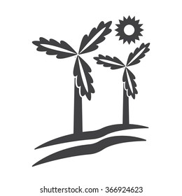 Wind generator icon. 