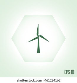 wind generator, icon.