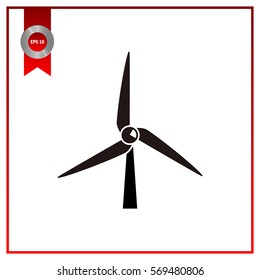 wind generator, icon.