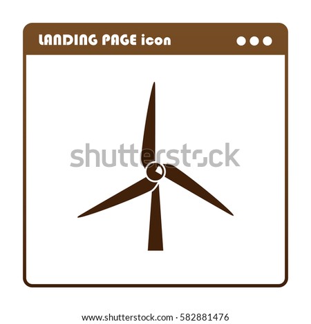 wind generator, icon for the landing page