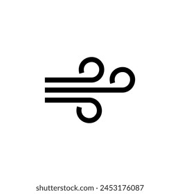 Wind Icon. Air Icon. Flow Icon
