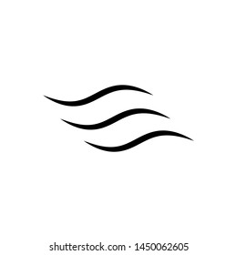 Wind Icon - Climate or Weather Vector Sign & Symbol.