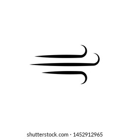 Wind Icon - Climate or Weather Vector Sign and Symbol