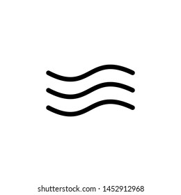 Wind Icon - Climate or Weather Vector Sign and Symbol