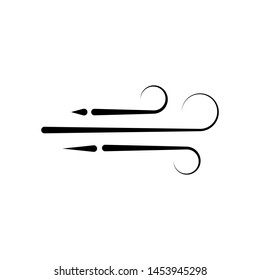 
Wind Icon - Climate or Weather Vector Sign & Symbol.