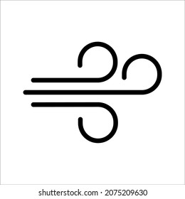 Wind icon design isolated on white background