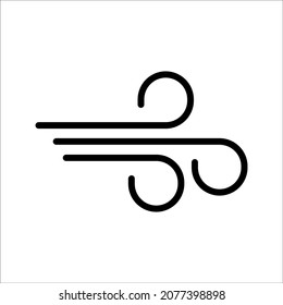 Wind icon design isolated on white background